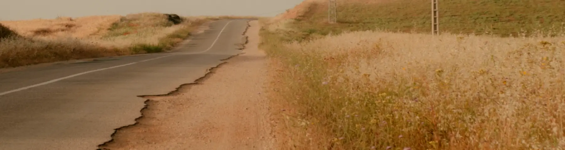 Route de campagne marocaine